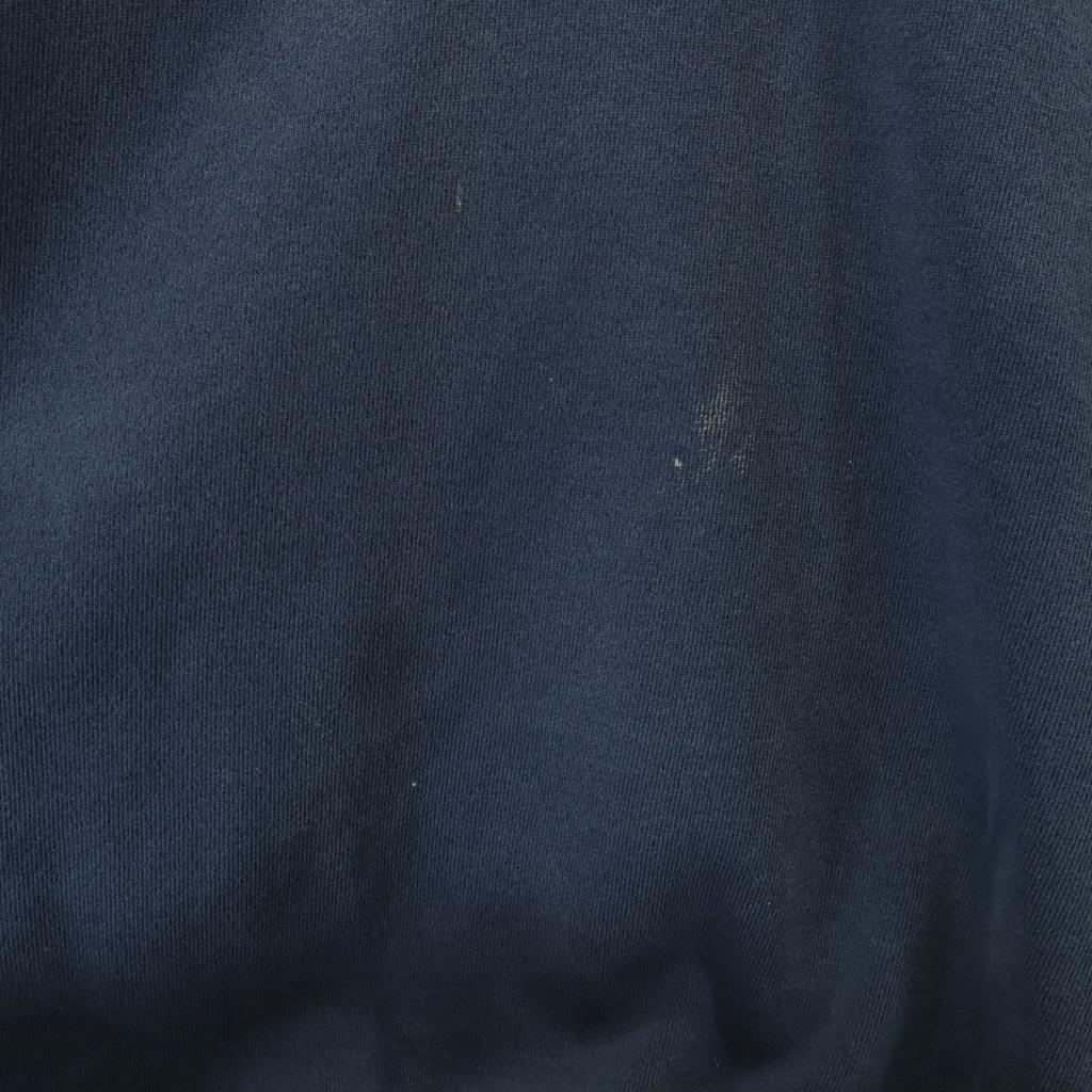 Champion Anos 90 Velho Manga Longa Moletom XL Sistema Azul Marinho Masculino Usado
