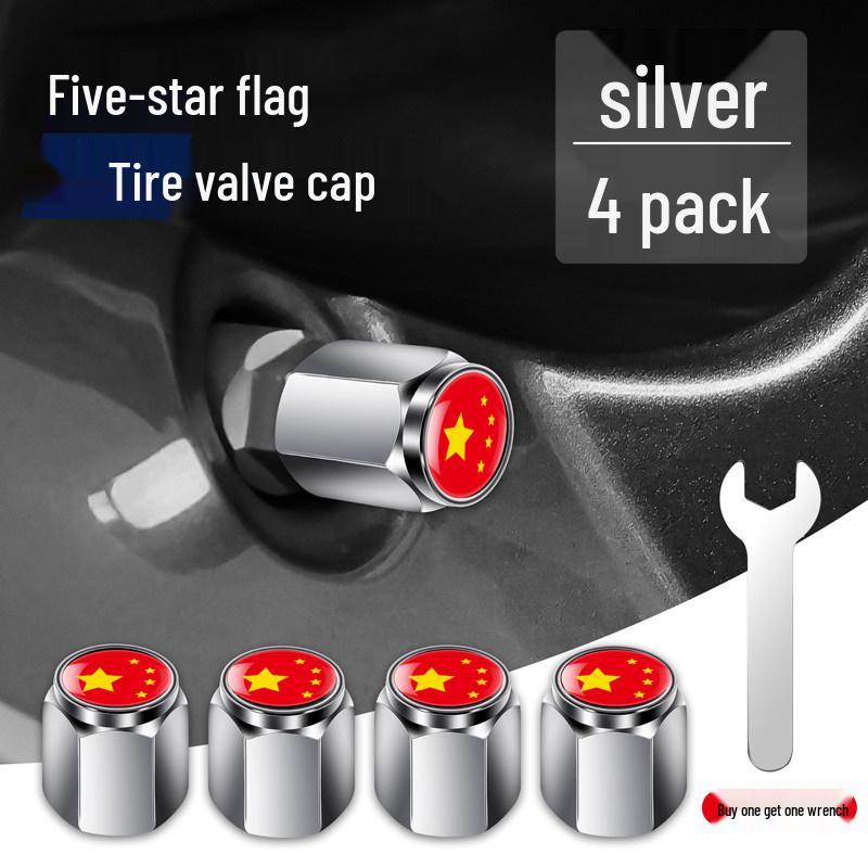BYD Car Tire Anti-theft Metal Valve Stem Cap
