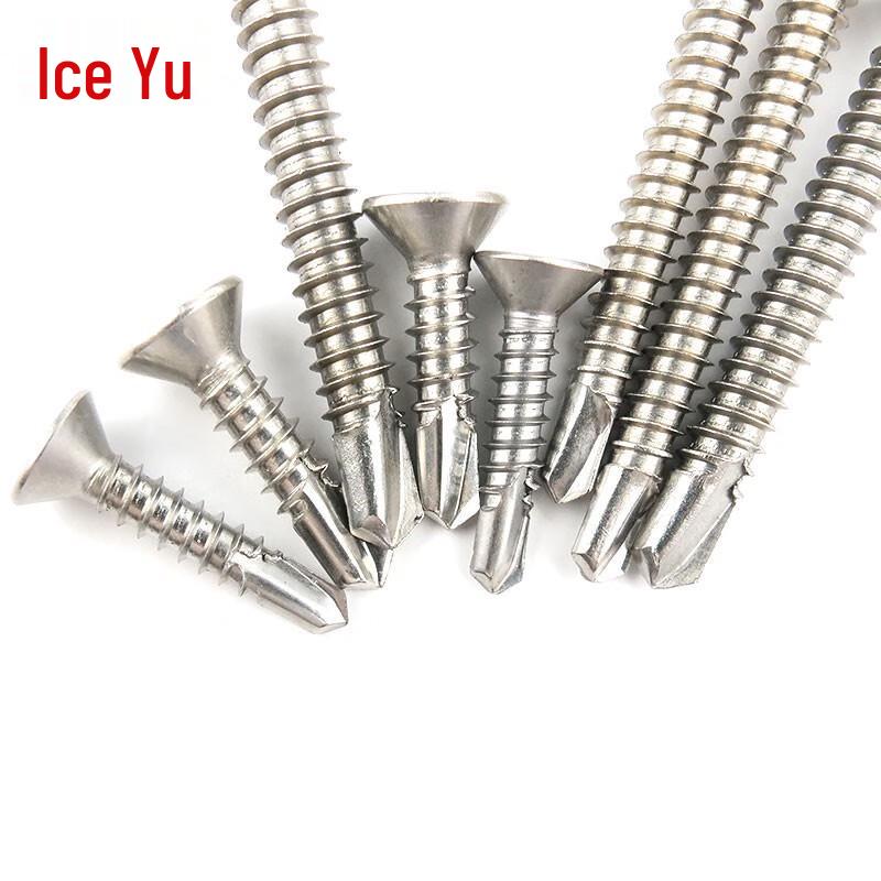 Bingyu 410 Stainless Steel Countersunk Self-Drilling Screws
