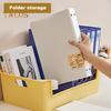 Desktop Organizer High Fence Keep Neat Solid Color Convenient Cosmetics Sundries Organizer Household Supplies