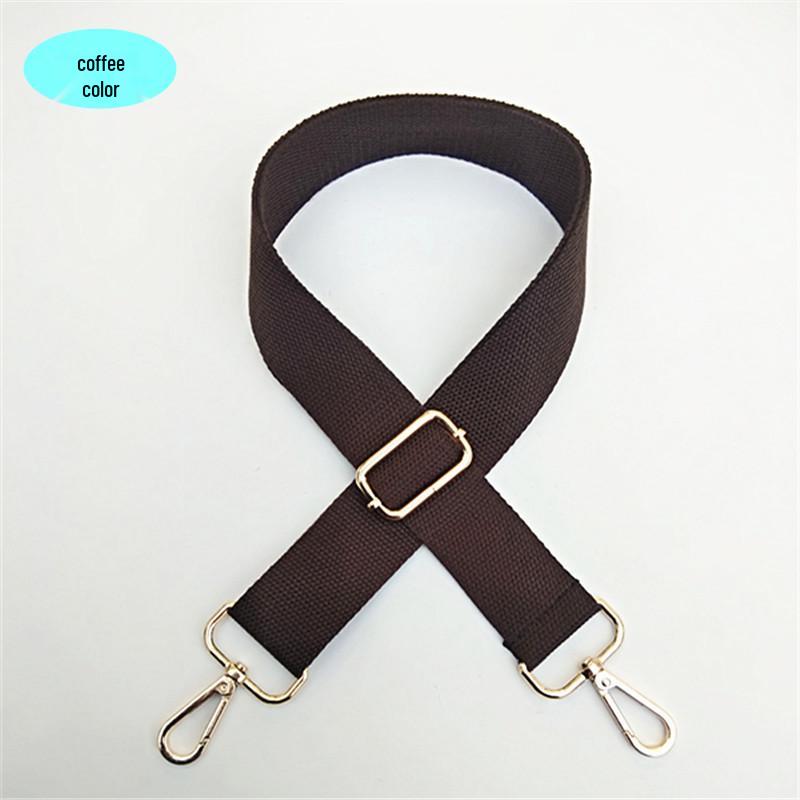 Adjustable Solid Color Crossbody Bag Strap - Unisex, Load-Reducing Shoulder Strap for Bags and School Bags