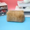 Plush Makeup Bag Lovely Soft Plush Fluffy Makeup Bag Fluffy Makeup Bag Portable Cosmetics Bag for Gi