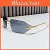 Cheetah Head Summer Frameless Sunglasses With Uv400 Protection For Outdoor Activities And Parties