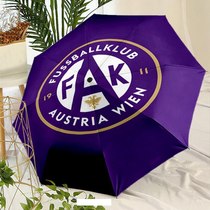 Football Team Umbrella with Automatic Open/Close & Self-8-Rib Heavy-Duty Umbrella, Compact Travel Umbrella Suitable for Outdoor