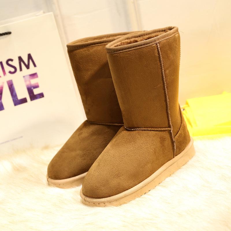 Winter High-Top Schneestiefel 2025: Damen- & Unisex-Baumwollstiefel in großen Größen
