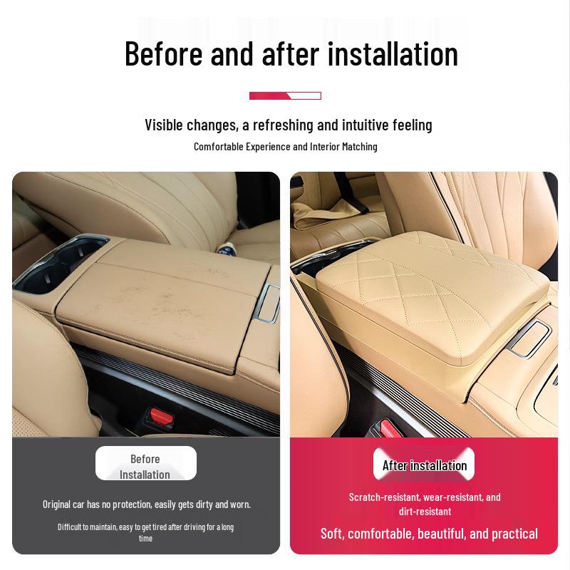 BYD D9 Armrest Box Heightening Pad: Comfortable Central Console Protective Cover