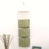 3-layer Hanging Storage Rack for Easy Installation, Multifunctional - Geometric Pattern, Moisture-proof Door Bag