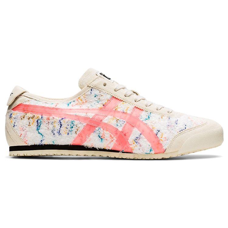 Onitsuka Tiger Mexico 66 Fabric Suede Classic Sports Breathable Lightweight Slip Resistant Low Top Lifestyle Casual Shoes 1183B689-100