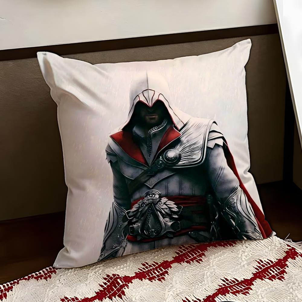 Housse de coussin Assassins Creed Réversible Douce Durable pour Maison Voiture Utilisation Multi-Scènes pour le Confort Quotidien