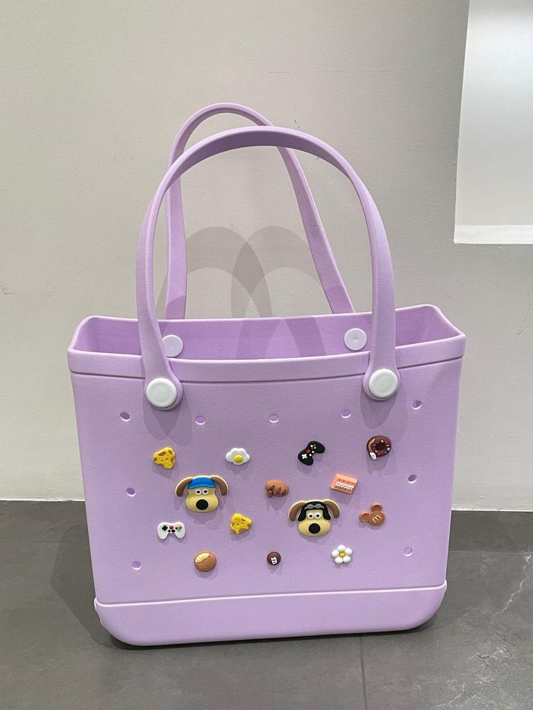 EVA Beach & Shopping Bag: Women's Handheld, Pet-Friendly Storage, Hole Design, Large Capacity (2025 Model)