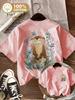 Funny Otter with Flower Yk Cotton Womens Kawaii Animal Print TShirt Soft Crew Neck Short Sleeve Top Tee Summer