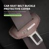 Car Seat Belt Buckle Cover Leather Protector Anti-collision Case For Mazda 3 CX3 CX4 CX5 CX7 CX8 CX9 CX30 RX7 Atenza Axela