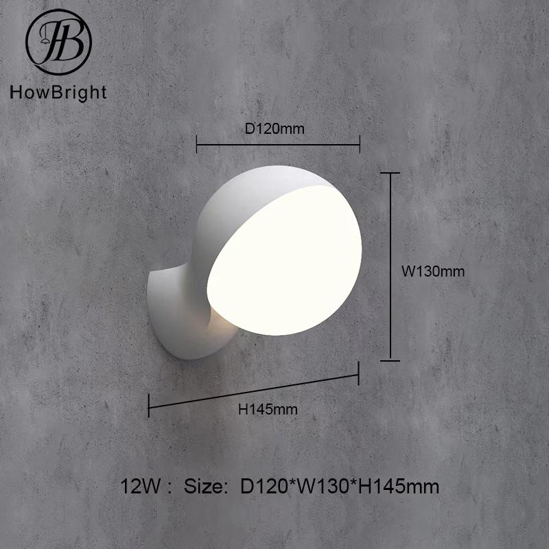 Modern Newly Ball Shape Design Wall Mount Led Reading Lamp Bedroom Light for Home Hotel Indoor Outdoor Wall Lamps