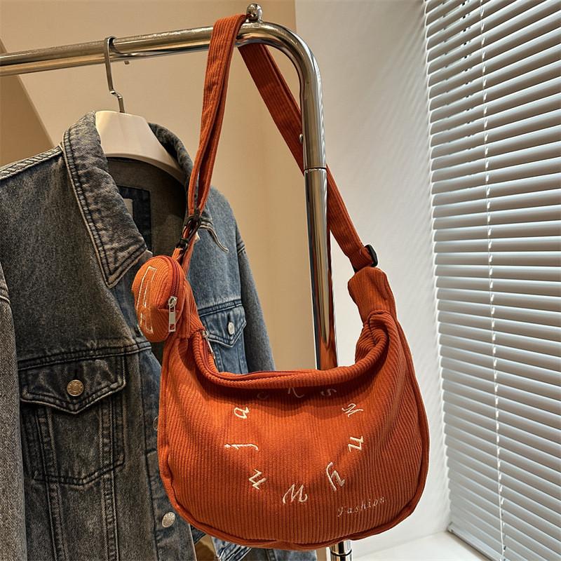 

Stylish Korean Crossbody Tote Bag For Women With Trendy Design And Soft Canvas Material