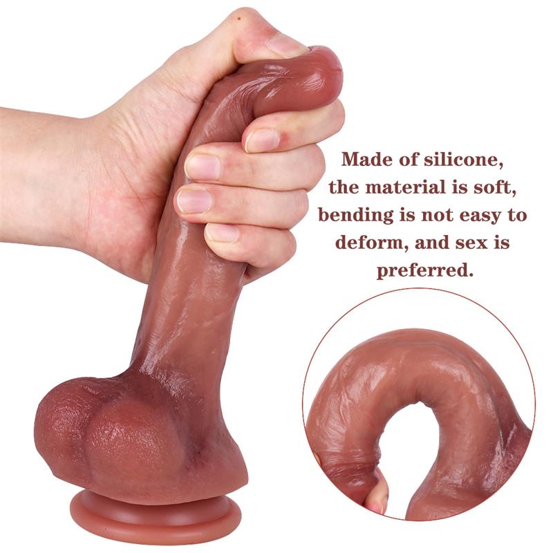 G32 Polar Bear New Technology Liquid Silicone Forced Simulation Dildo Adult Sex Toys