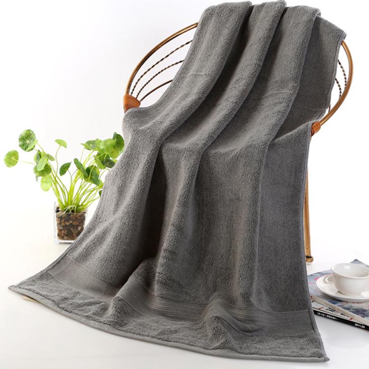 

Absorbent & Soft Multi-Color Cotton Bath Towel 70x140 cm 70x140 серый