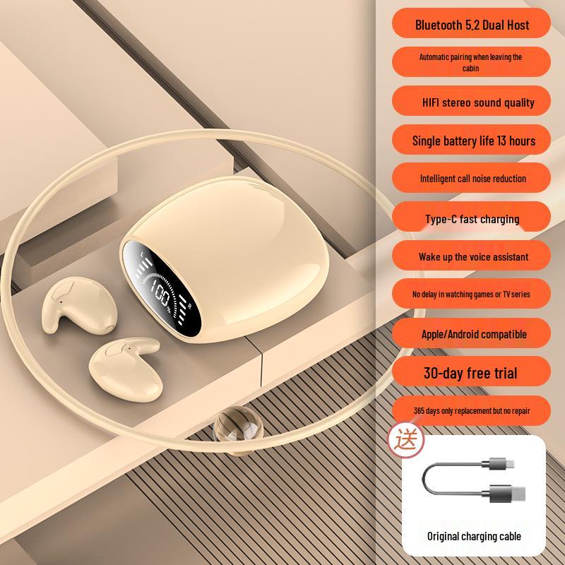 

MD528 Ultra-Thin Wireless Bluetooth Earbuds - In-Ear Sleep Design