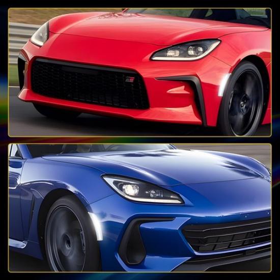 Clear White LED Fender Side Marker Lights For -24 Toyota GR86 Subaru BRZ EOA