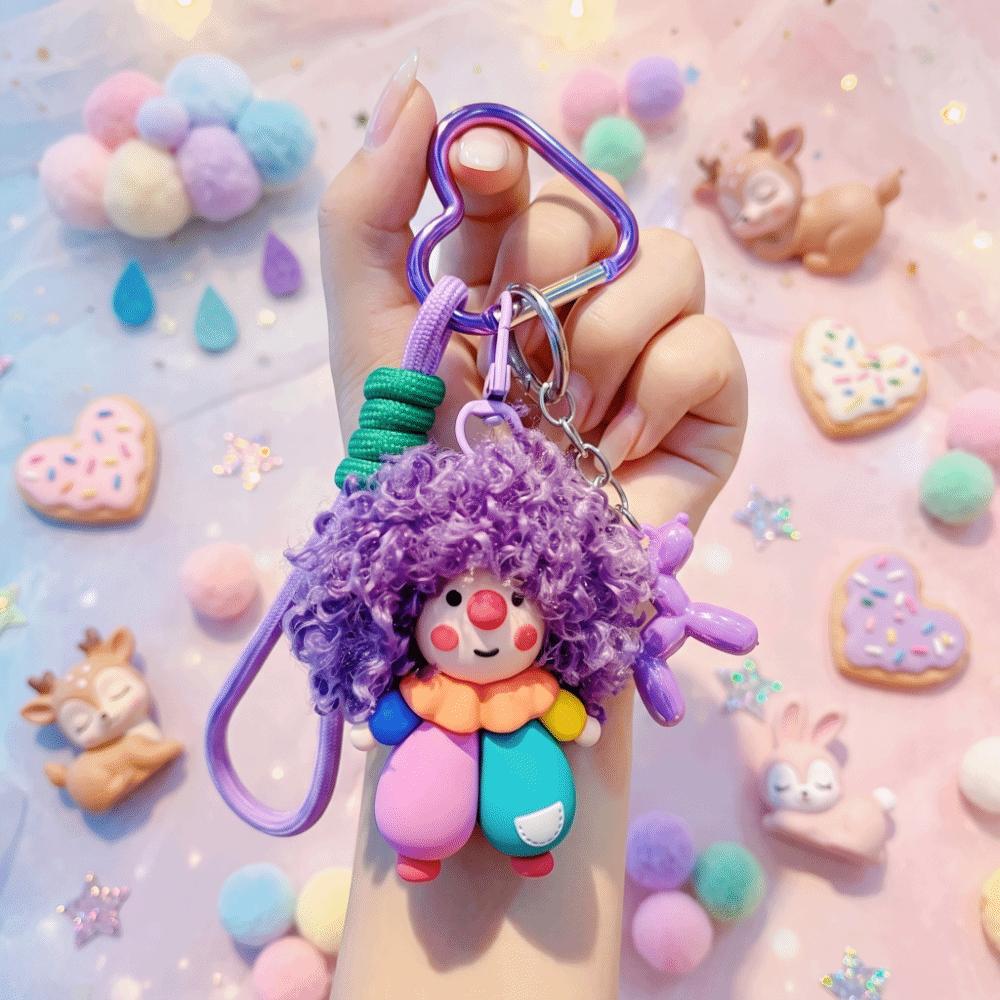 Shaggy Doll Keychain Fluffy Figure Pendant Fashion Plush Keychain For Women