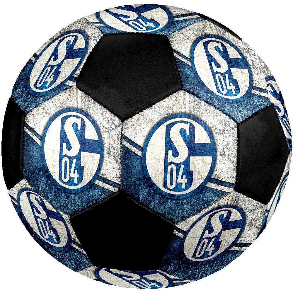 SIZE 5 FC Schalke 04 Soccer Ball Colorful All Ages Machine Stitched PVC Competition Ready Durable High-Bounce