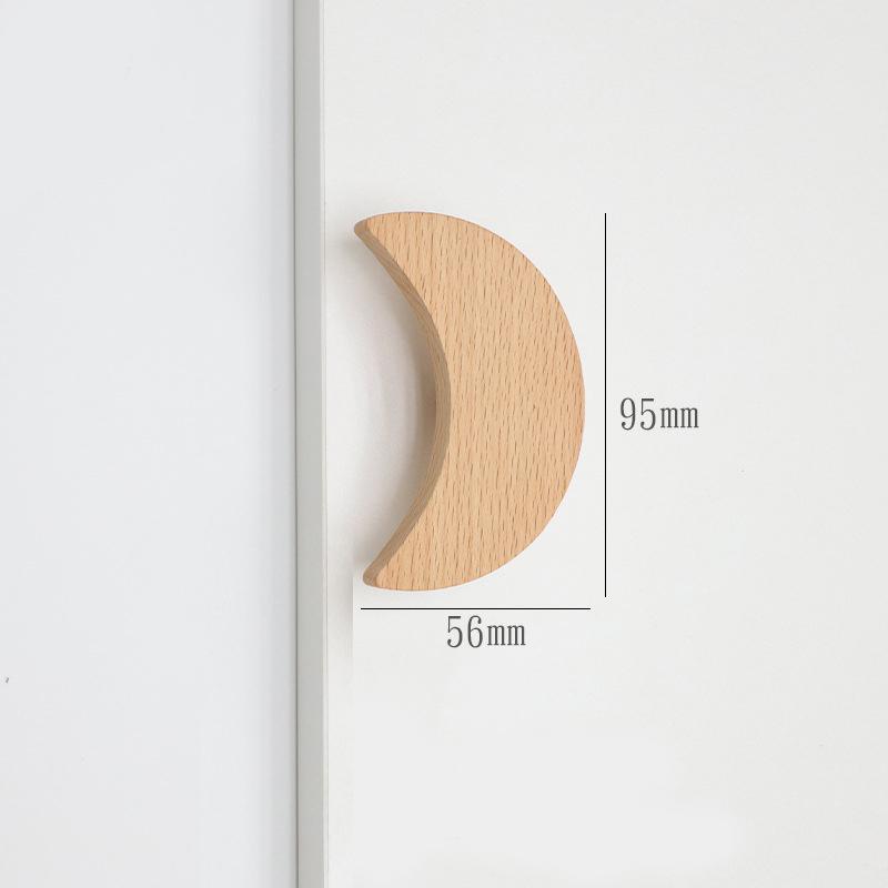 WV Wooden Door Handles Animal Wood Furniture Handles for Cabinets Dressers Drawers Door Knobs Kitchen Cupboard Wardrobe Pulls