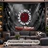Wall Hanging Tapestry Custom NameRed Hot Chili Peppers Pattern Personalized Printed Fabric Wall Decor