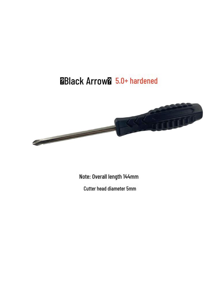 Wave Pattern Hardened Screwdriver Set (3.0/4.0/5.0) for Furniture Repair & Assembly