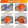 Versatile DIY Car Body Repair Kit - ABS Suction Cup Dent Remover & Diagnostic Tools, Easy & Unpowered