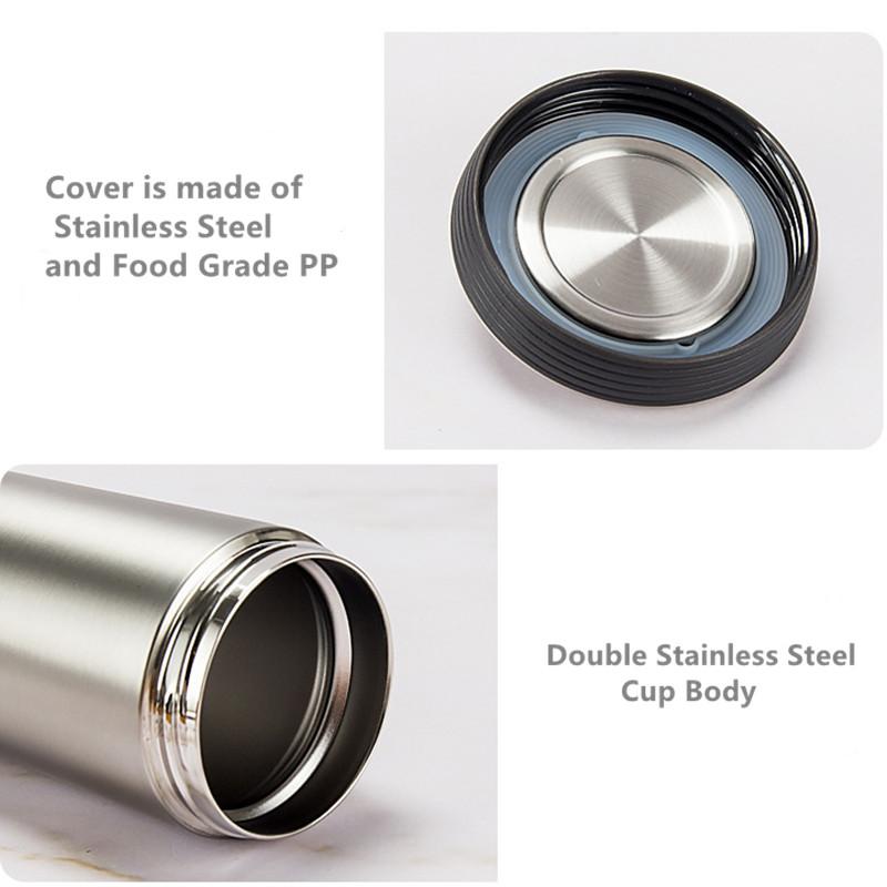 New 350ml Thermos Mug with Filter Business Style Double Wall Stainless Steel Vacuum Flasks Coffee Tea Travel Mug Thermocup