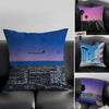 Hiroshi Nagai Fashion Cushion Cover Pillowcase Ultra Soft Skin Friendly Fabric Cloud Like Comfort Concealed Zipper