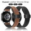 Curea din piele din silicon pentru Huawei Watch GT 4 41mm 46mm Band Bratara pentru bratara Huawei GT4 GT3 Pro GT2 18mm 20mm 22mm