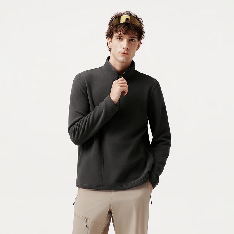 Tanboro Herren Stehkragen Fleecegefüttert Sweatshirt 5562551A