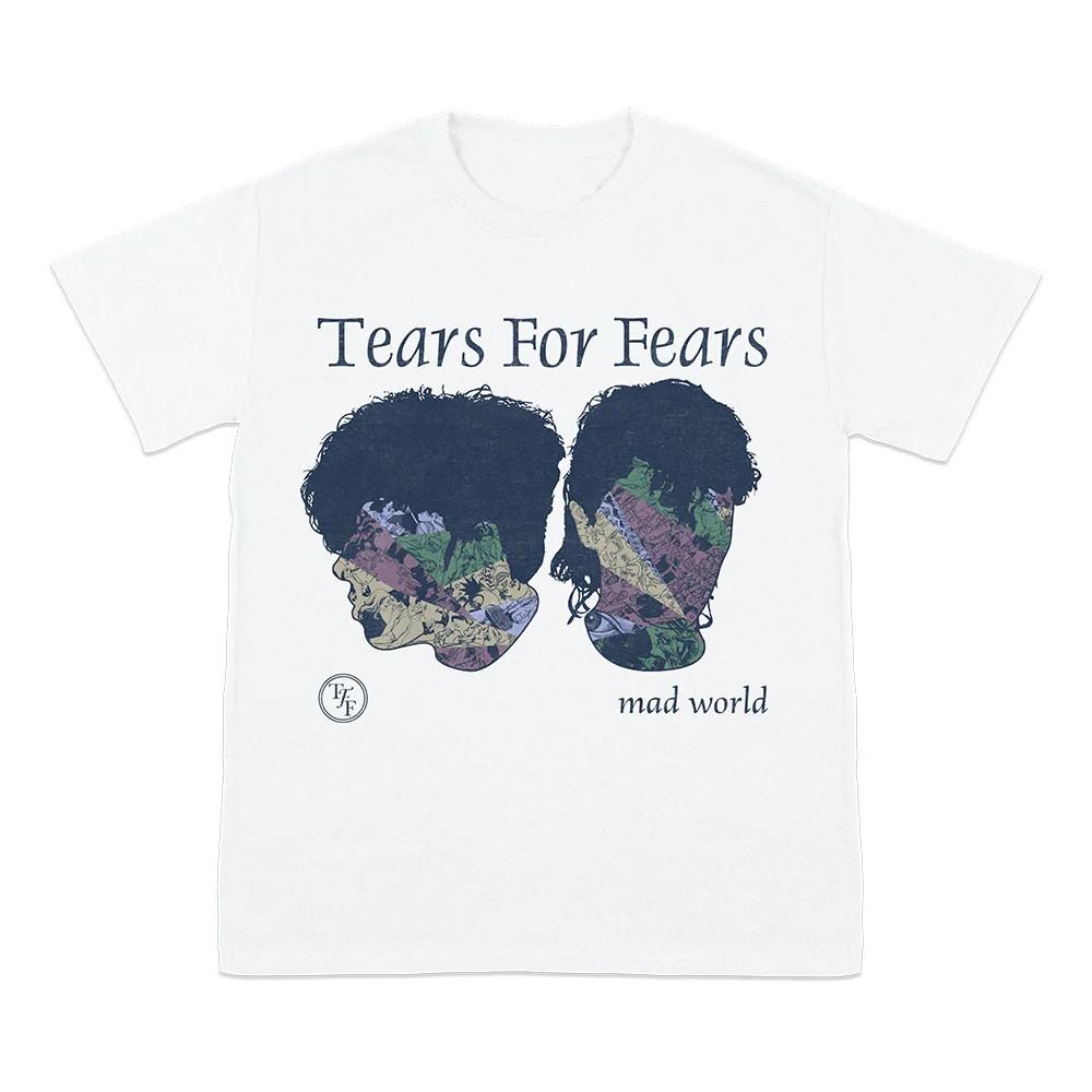 Tears for Fears Band Music White T-Shirt Cotton All Size Unisex T-Shirt XXXL
