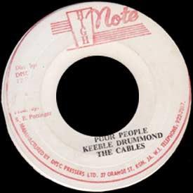 

7-дюймовая пластинка KEBLE DRUMMOND THE CABLES Poor People Poor People Scank NONE High Note Ямайка Регги Ска Даб Б/у