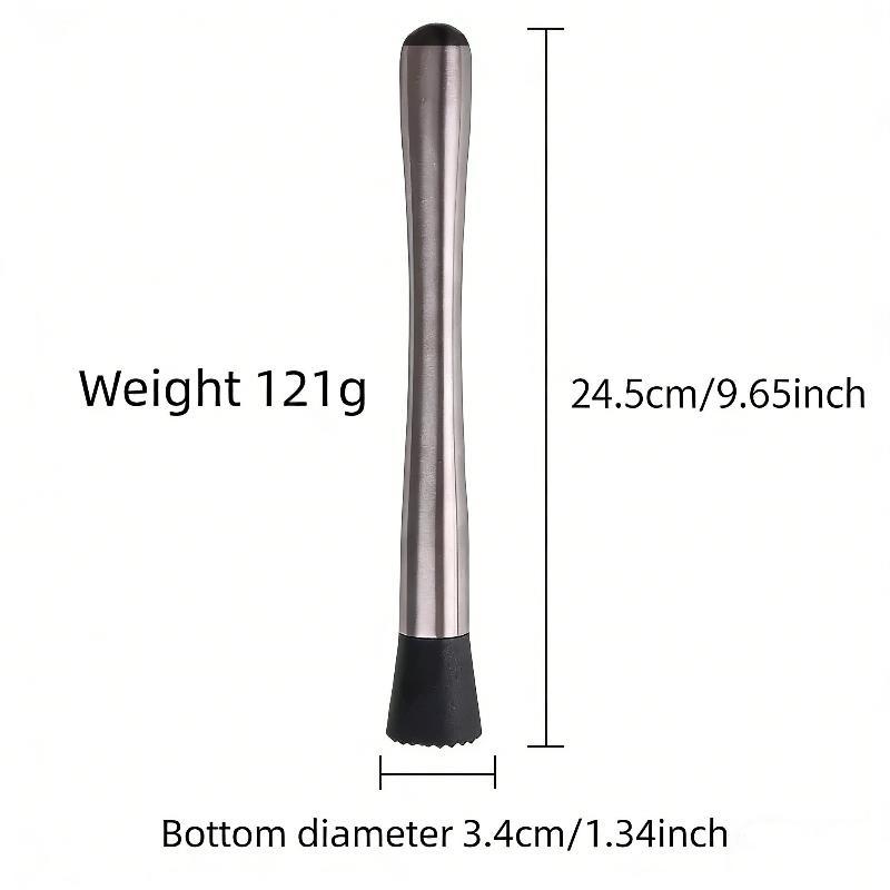

Stainless Steel Ice Cocktail Crushed Cocktail Popsicle Mash Juice Stick Ice Hammer Bar Tool Lemon Hammer Press