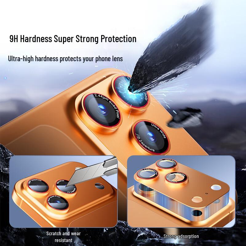 X-IT iPhone 17 Series Tempered Glass Camera Lens Protector