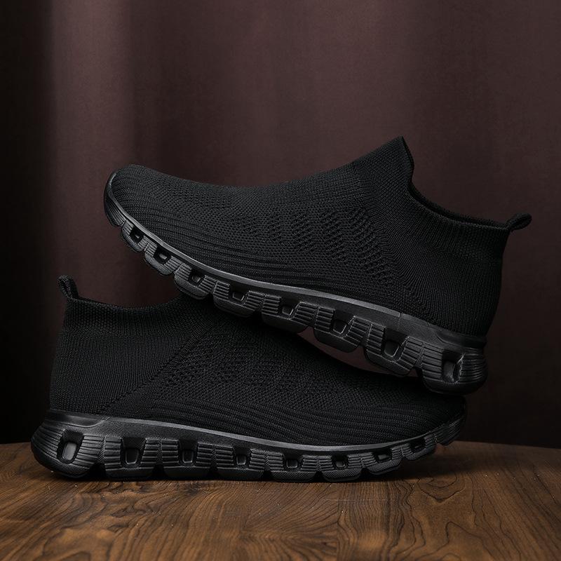 New Couple High-top Socks Shoes Lightweight Fly-woven Casual Sports Shoes for Men and Women