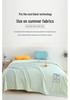 2026 New Summer Ice Silk Air Conditioning Quilt Set: Lightweight, Machine Washable, Available for Single & Double Beds