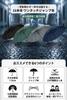 Long 16 Teflon 260T Rain with Storage Black [Qesquilo] Umbrella, Ribs, One-Touch Opening, Fiberglass, Water-Repellent, High-Density Fabric, Men's