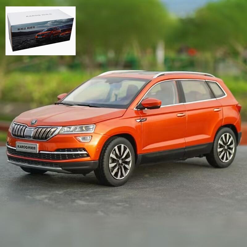 1:18 Karoq Suv Modèle de Voiture en Alliage Modèles Réduits en Métal Véhicules Modèle de Voiture Haute Simulation Collection Jouets pour Enfants Cadeau Décoration