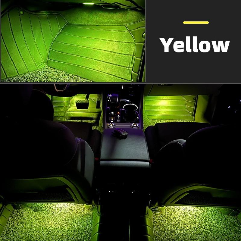 

For Skoda Octavia Pro A8 MK4 Superb 3 Rapid Kodiaq Karoq Car Interior Footwell Lights LED Atmosphere Neon Lamp Durable Bulbs Kit