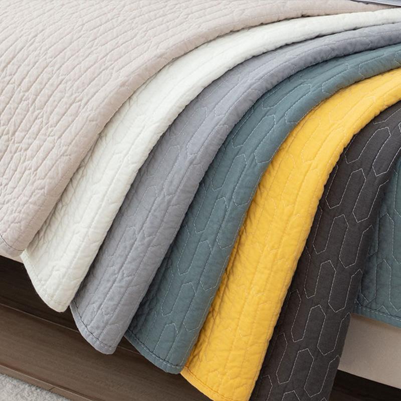 Four Seasons General Cotton Breathable Non-slip Cushion Solid Color Sofa Cushion Summer Universal Modern Minimalist Style Sofa Cover