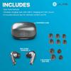 JLab Epic Pods ANC Wireless Earphones Bluetooth Noise Cancelling Black