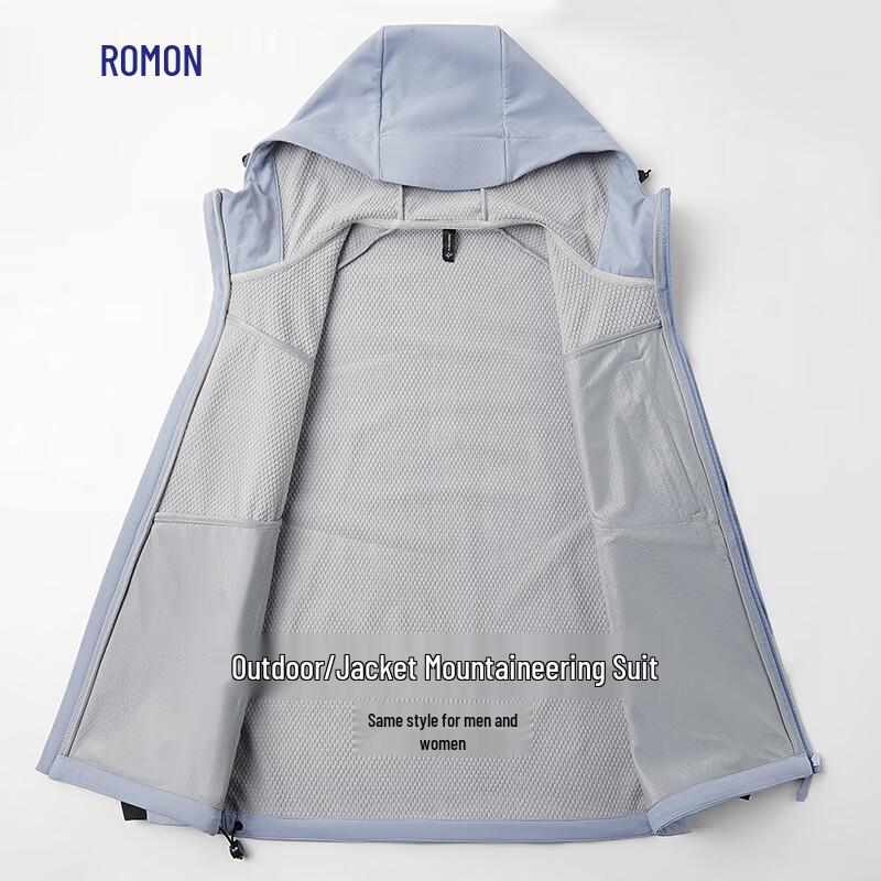 Romon Unisex Outdoor Hooded Techwear Jacket