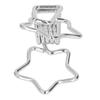 100Pcs Star   Clips Hollow Out Cartoon   Strong Clamping Sturdy Small Paper Clips for Documents Clothes Papers