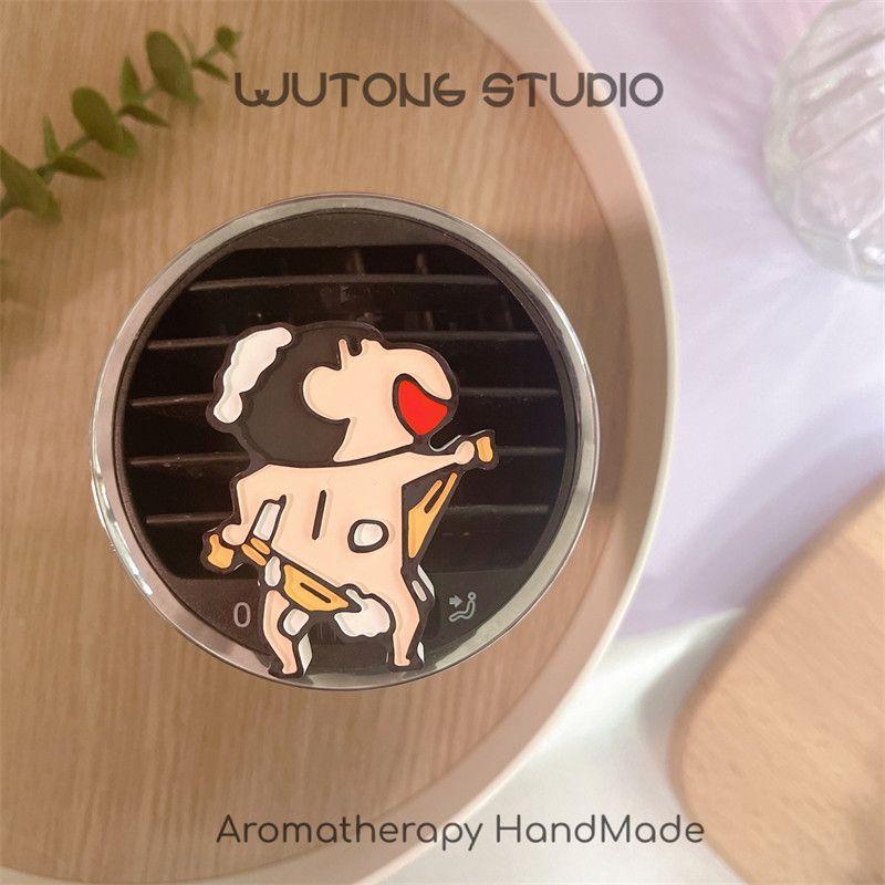 

Cute Child Air Outlet Fragrance Aromatherapy Perfume Car Decoration Fragrant Stone Car Interior Plaster Decoration Cartoon Gift Take a Bath(Free Bottle of 2ml Essential Oil)