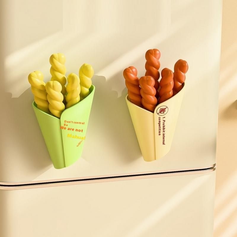 Portable Kitchen Storage Food Snack Twist-Shaped Seal Sealing Sealer Clamp Plastic Tool Kitchen Accessories Food Bag Clips