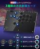 Arcade Stick Leverless Controller RP2040 Compatible with All Easy Shoryuken PS4 Controller Fighting Game Pad Zero Lag Laptop Wide Panel 15mm Silent