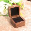 Square Rings Bearer Box 1/2 Slots Jewelry Organizer Simple Rings Display Case  Propose