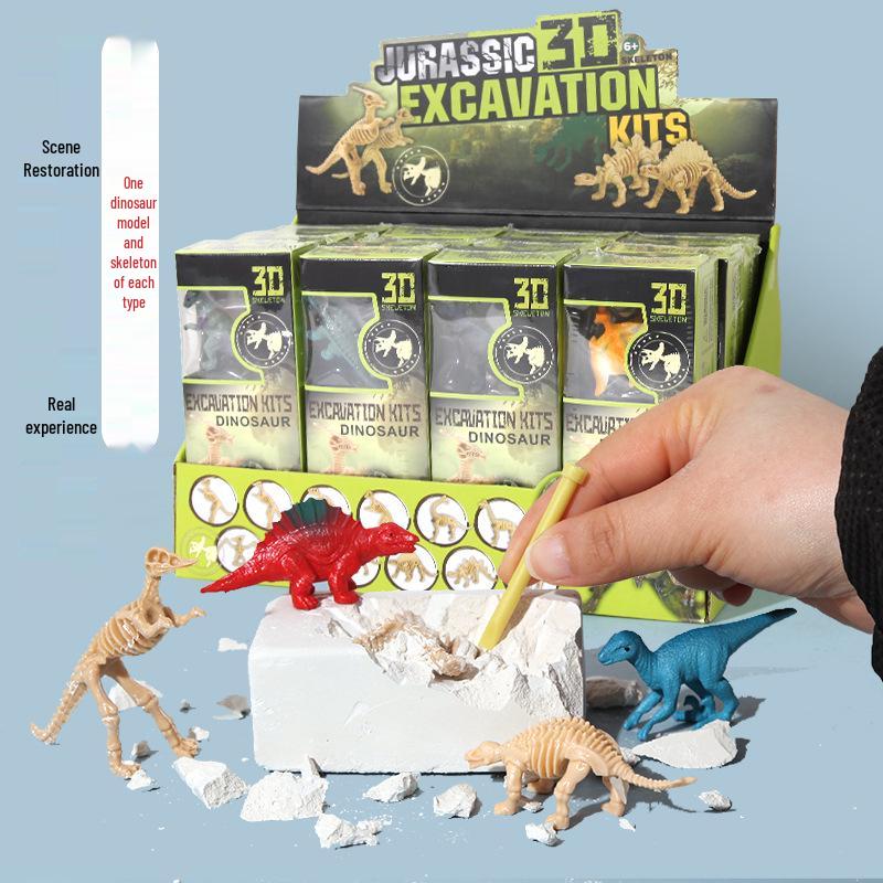 

Dinosaur Fossil Excavation Kit: Creative DIY Archaeology Dig Toy for Kids